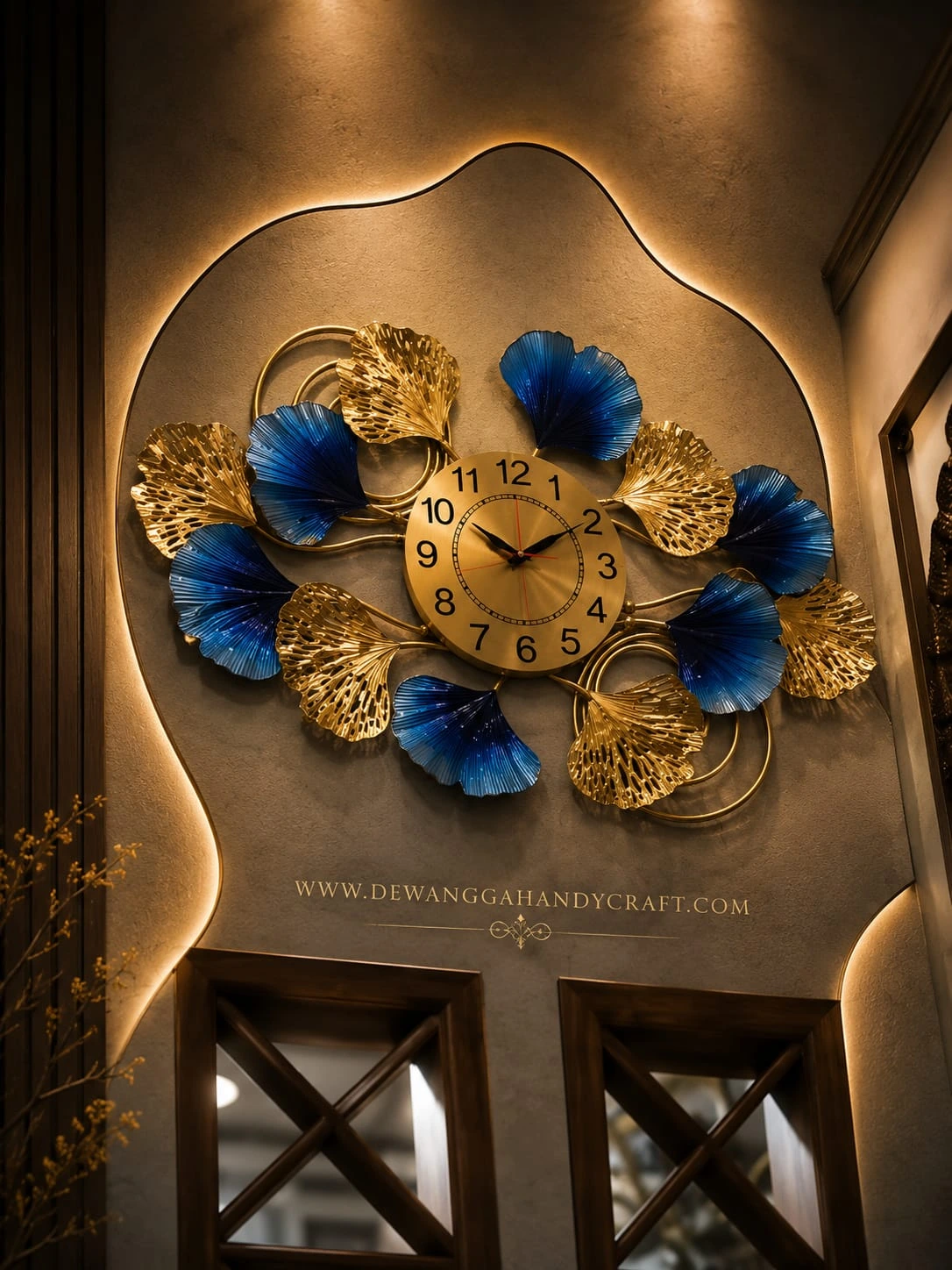 walldecor tembaga kuningan dewangga handycraft