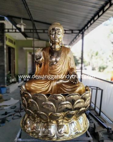 patung buddha kuningan dewangga handycraft