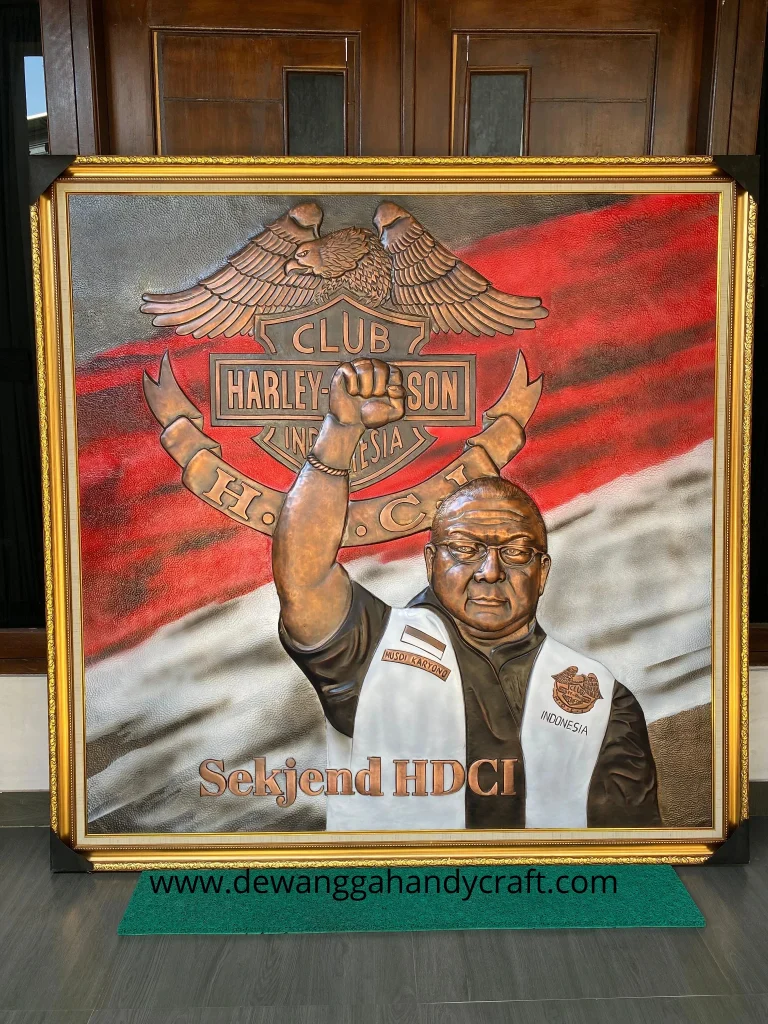 Relief tembaga custom